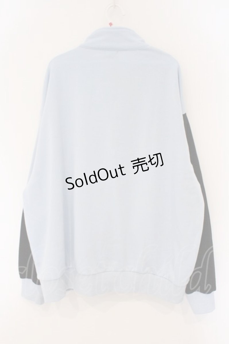 画像3: NieR Clothing / バイカラーブルゾン F ブラック×ブルー O-26-03-10-074-PU-BL-OW-OS (3)