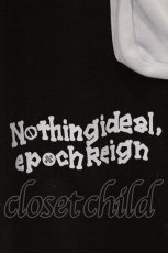 画像2: NieR Clothing / バイカラースウェットパンツ F ブラック×ブルー O-26-03-10-075-PU-PA-OW-OS (2)