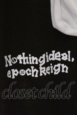 画像2: NieR Clothing / バイカラースウェットパンツ F ブラック×ブルー O-26-03-10-075-PU-PA-OW-OS