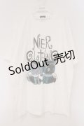 NieR Clothing / プリントTシャツ XL ホワイト×ONE君＆シエル O-26-03-10-076-PU-TS-OW-OS
