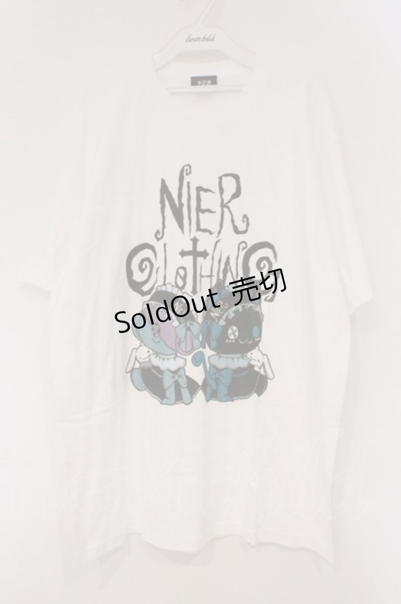 画像1: NieR Clothing / プリントTシャツ XL ホワイト×ONE君＆シエル O-26-03-10-076-PU-TS-OW-OS (1)