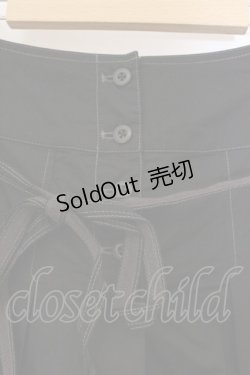 画像2: PINK HOUSE / ピコフリルデニムライクスカート  クロ O-26-03-10-007-LO-SK-IG-OS