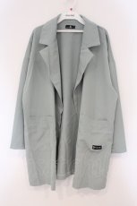 画像1: NieR Clothing / ワッペン付きジャケット F グリーン O-26-03-10-078-PU-JA-OW-OS (1)