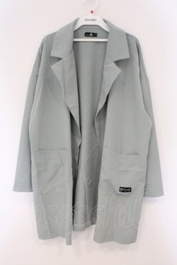 画像1: NieR Clothing / ワッペン付きジャケット F グリーン O-26-03-10-078-PU-JA-OW-OS