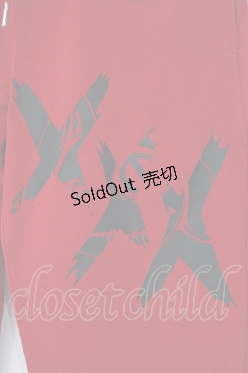 画像2: NieR Clothing / プリントスウエットパンツ  レッド ××× O-26-03-10-079-PU-PA-IG-OS (2)