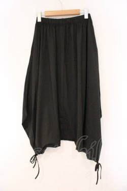 画像3: NieR Clothing / 転写プリントサルエルパンツ  ブラック ムーンプリント O-26-03-10-080-PU-PA-IG-OS