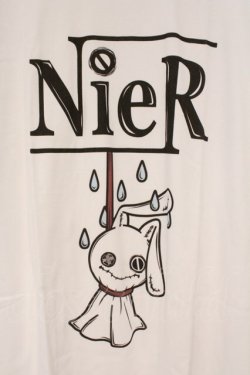 画像2: NieR Clothing / プリントTシャツ XL ホワイト NieRちゃん O-26-03-10-086-PU-TS-IG-OS