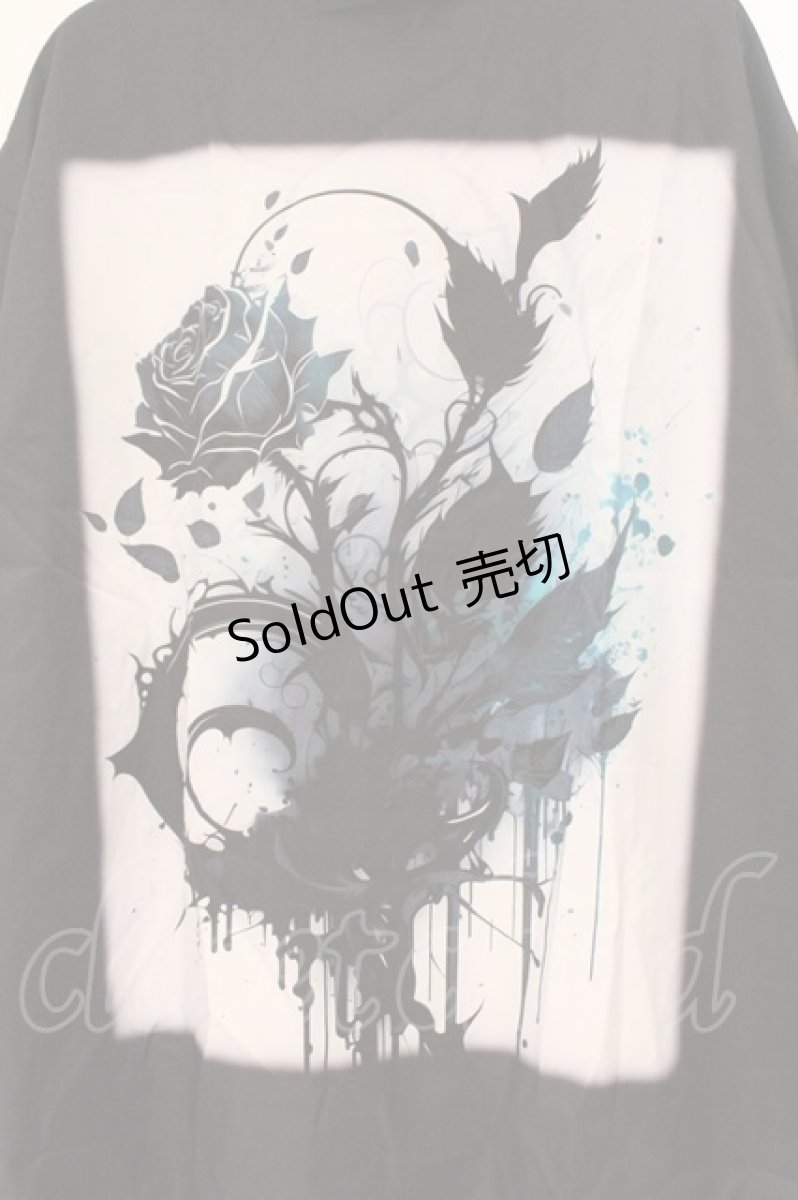 画像2: NieR Clothing / バックプリントTシャツ  ブラック　バックプリント O-26-03-10-088-PU-TO-IG-OS (2)