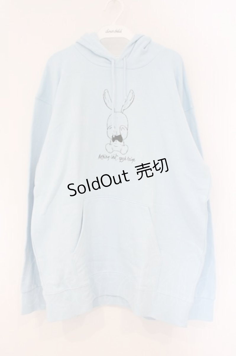 画像1: NieR Clothing / プリントパーカー  サックス CRY RABBIT O-26-03-10-091-PU-TO-IG-OS (1)