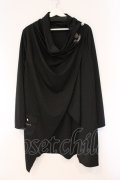 NieR Clothing / DRAPE COAT JACKET ジャケット  ブラック O-26-03-10-097-PU-JA-IG-OS