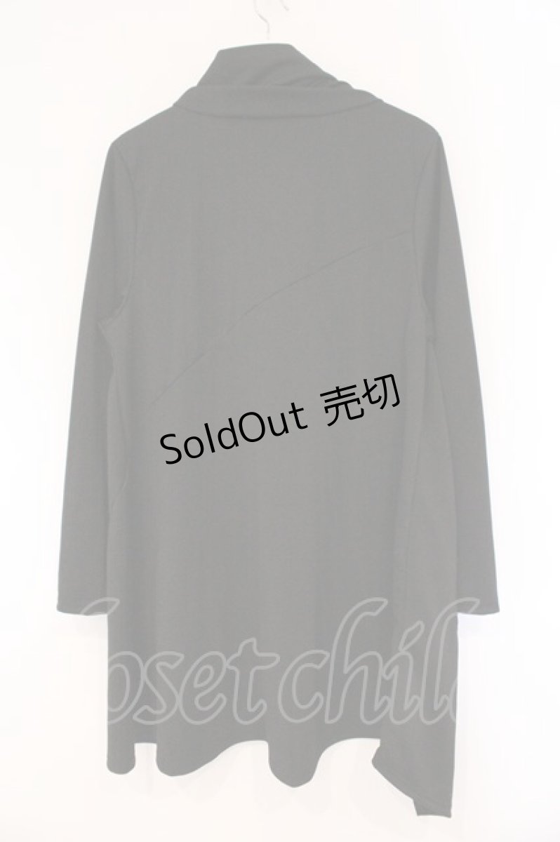 画像3: NieR Clothing / DRAPE COAT JACKET ジャケット  ブラック O-26-03-10-097-PU-JA-IG-OS (3)