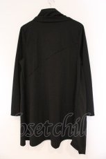画像3: NieR Clothing / DRAPE COAT JACKET ジャケット  ブラック O-26-03-10-097-PU-JA-IG-OS (3)