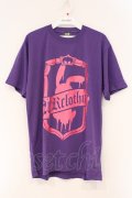 NieR Clothing / ドライTシャツ m パープル エンブレム O-26-03-10-099-PU-TS-IG-OS