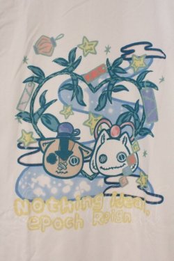 画像2: NieR Clothing / プリントTシャツ XL ホワイト 七夕 O-26-03-10-101-PU-TS-IG-OS