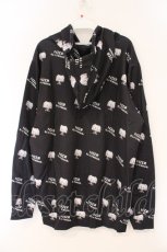 画像3: NieR Clothing / 転写ZIPパーカー  ブラック　ビット擬人化 O-26-03-10-102-PU-TO-IG-OS (3)