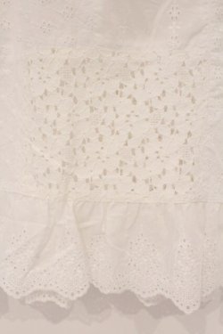 画像2: PINK HOUSE / レーススパッチワークスカート  シロ O-26-03-10-106-LO-SK-IG-OS