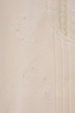 画像3: PINK HOUSE / 裾刺繍ローン切り替えカットワンピース  シロ O-26-03-10-009-LO-OP-IG-OS (3)