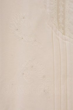 画像3: PINK HOUSE / 裾刺繍ローン切り替えカットワンピース  シロ O-26-03-10-009-LO-OP-IG-OS