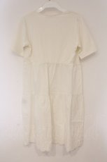 画像5: PINK HOUSE / 裾刺繍ローン切り替えカットワンピース  シロ O-26-03-10-009-LO-OP-IG-OS (5)