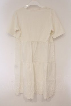 画像5: PINK HOUSE / 裾刺繍ローン切り替えカットワンピース  シロ O-26-03-10-009-LO-OP-IG-OS