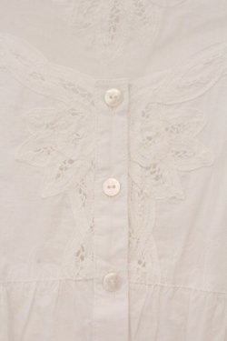 画像2: PINK HOUSE / レース配色ノースリーブブラウス  シロ O-26-03-10-010-LO-TO-IG-OS