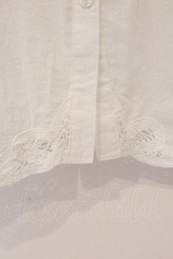 画像3: PINK HOUSE / レース配色ノースリーブブラウス  シロ O-26-03-10-010-LO-TO-IG-OS