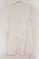 画像4: PINK HOUSE / レース配色ノースリーブブラウス  シロ O-26-03-10-010-LO-TO-IG-OS (4)