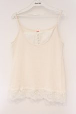 画像1: PINK HOUSE / タックヨークテレコキャミソール  シロ O-26-03-10-002-LO-TO-IG-OS (1)