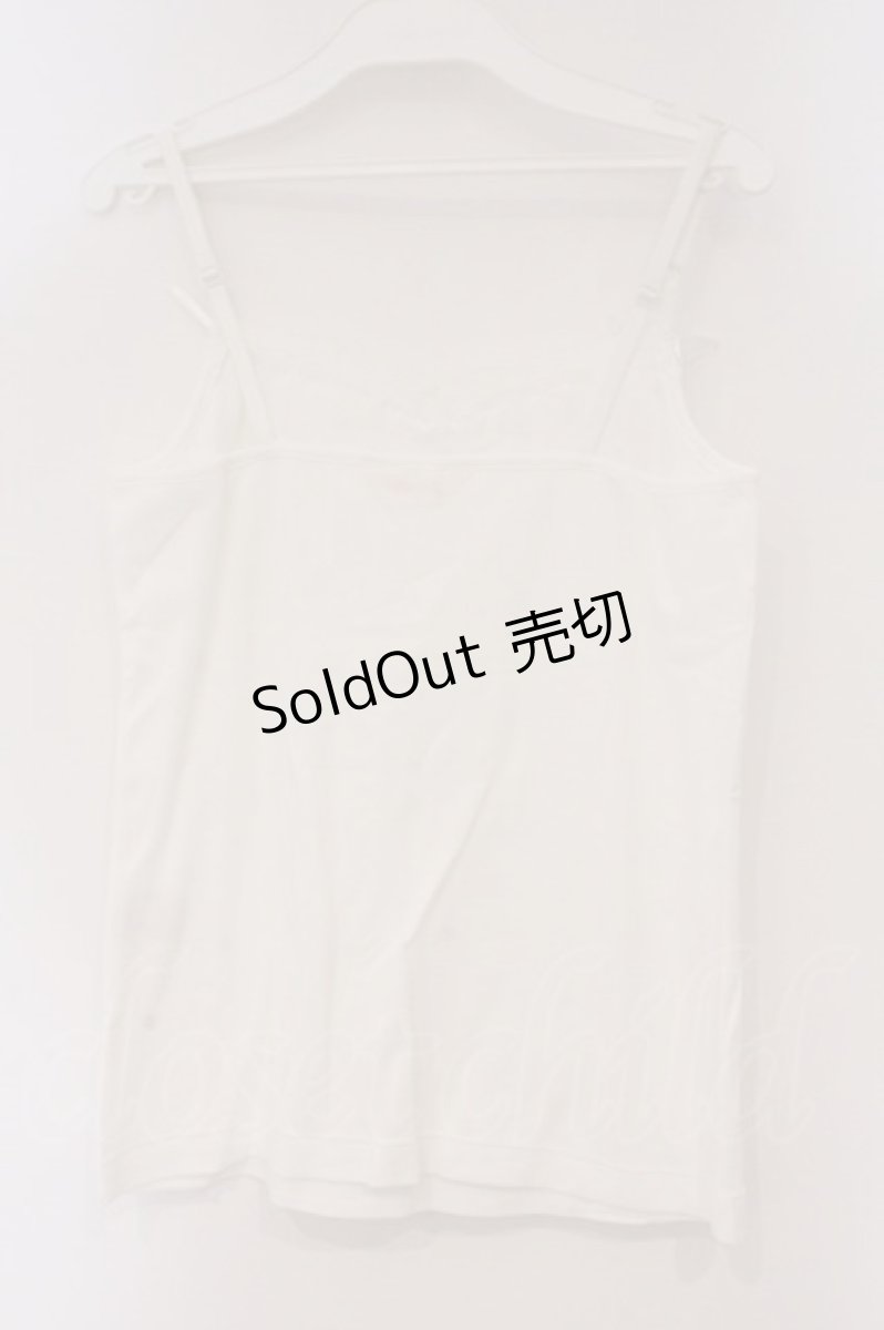 画像4: PINK HOUSE / ロゴチャームキャミソール L シロ O-26-03-10-011-LO-TO-IG-OS (4)