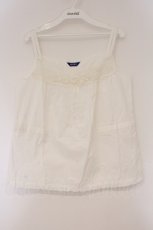 画像1: PINK HOUSE / タックモチーフキャミソール  シロ O-26-03-10-013-LO-TO-IG-OS (1)