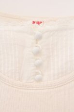 画像2: PINK HOUSE / タックヨークテレコキャミソール  シロ O-26-03-10-002-LO-TO-IG-OS (2)