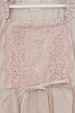 画像2: PINK HOUSE / 刺繍スカラップパフチュニック  ピンク O-26-03-10-014-LO-OP-IG-OS (2)
