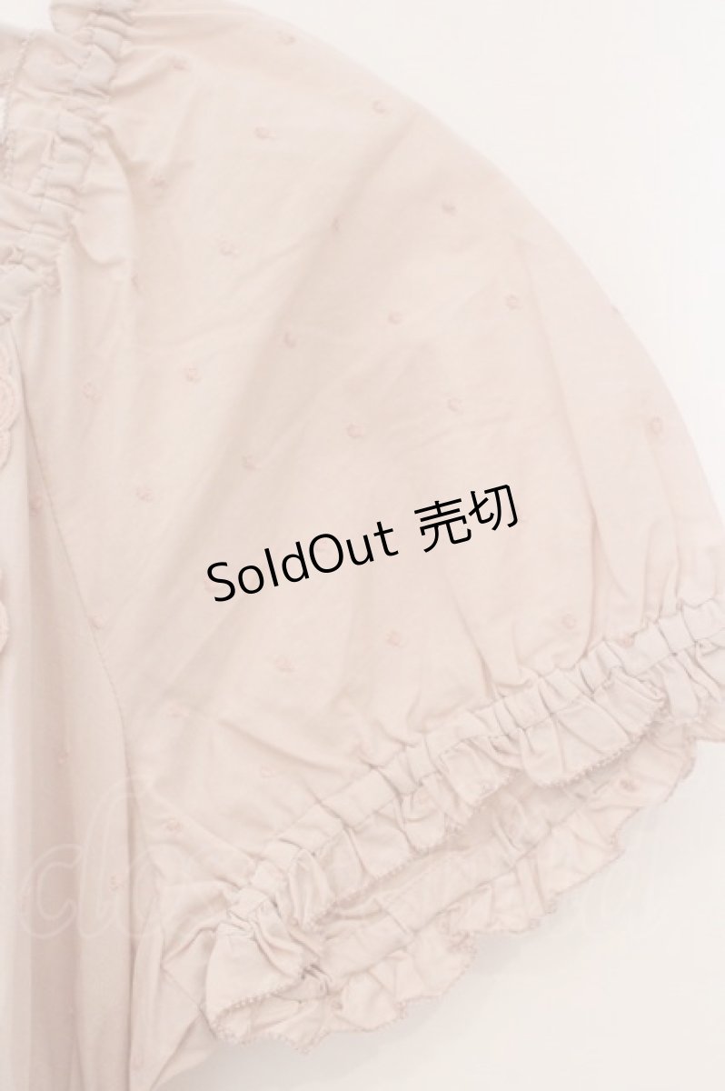 画像4: PINK HOUSE / 刺繍スカラップパフチュニック  ピンク O-26-03-10-014-LO-OP-IG-OS (4)