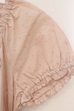 画像4: PINK HOUSE / 刺繍スカラップパフチュニック  ピンク O-26-03-10-014-LO-OP-IG-OS