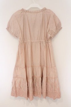 画像5: PINK HOUSE / 刺繍スカラップパフチュニック  ピンク O-26-03-10-014-LO-OP-IG-OS