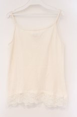 画像4: PINK HOUSE / タックヨークテレコキャミソール  シロ O-26-03-10-002-LO-TO-IG-OS (4)