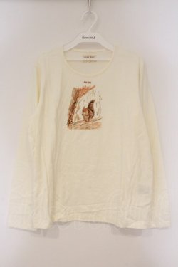 画像1: PINK HOUSE / どうぶつプリントTシャツ L シロ O-26-03-10-020-LO-TO-IG-OS