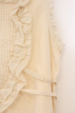 画像3: PINK HOUSE / タック多ボタンタンクトップ  ベージュ O-26-03-10-021-LO-TO-IG-OS