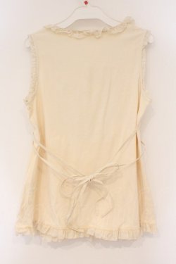 画像4: PINK HOUSE / タック多ボタンタンクトップ  ベージュ O-26-03-10-021-LO-TO-IG-OS