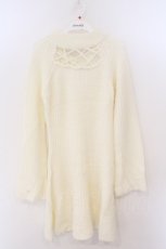画像1: EATME / 2WAYデコルテホールニットワンピース F アイボリー O-26-03-11-035-LO-OP-OW-ZT531 (1)