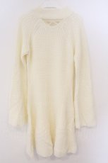 画像2: EATME / 2WAYデコルテホールニットワンピース F アイボリー O-26-03-11-035-LO-OP-OW-ZT531 (2)