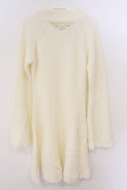 画像2: EATME / 2WAYデコルテホールニットワンピース F アイボリー O-26-03-11-035-LO-OP-OW-OS