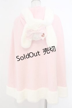 画像4: BABY,THE STARS SHINE BRIGHT / BABYうさみみケープ  ピンク O-26-03-11-036-BA-CO-OW-OS