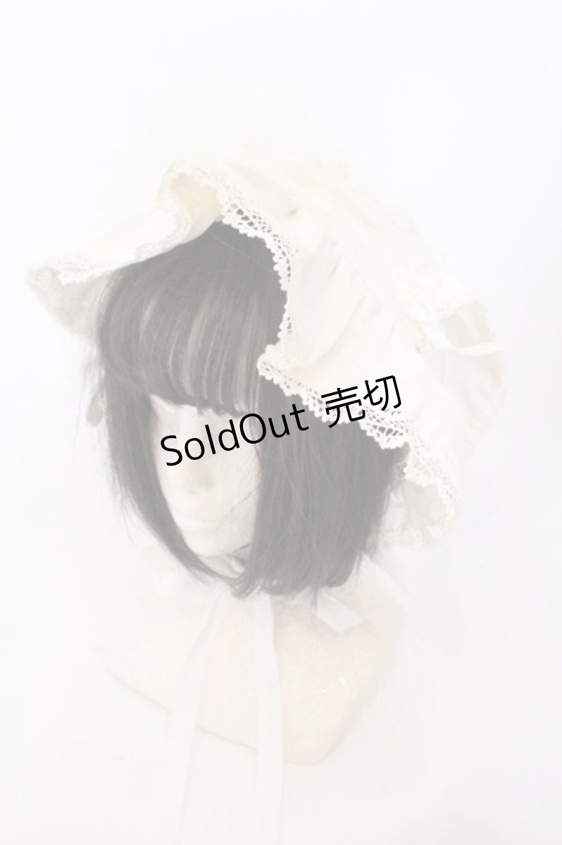 画像1: BABY,THE STARS SHINE BRIGHT / うさみみボンネット  アイボリー O-26-03-11-039-BA-AC-OW-ZT0314J (1)