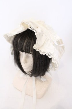 画像1: BABY,THE STARS SHINE BRIGHT / うさみみボンネット  アイボリー O-26-03-11-039-BA-AC-OW-OS