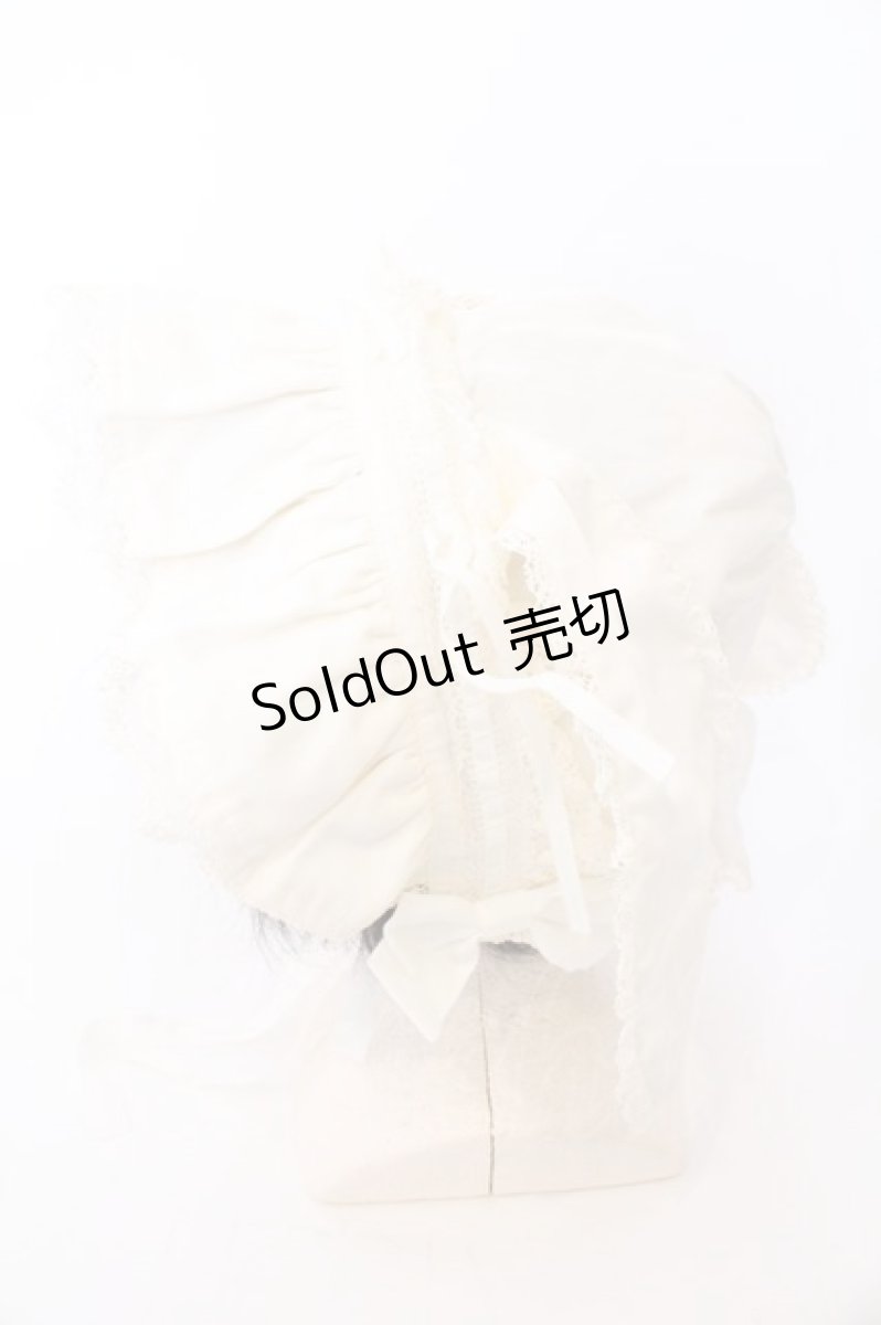 画像2: BABY,THE STARS SHINE BRIGHT / うさみみボンネット  アイボリー O-26-03-11-039-BA-AC-OW-ZT0314J (2)