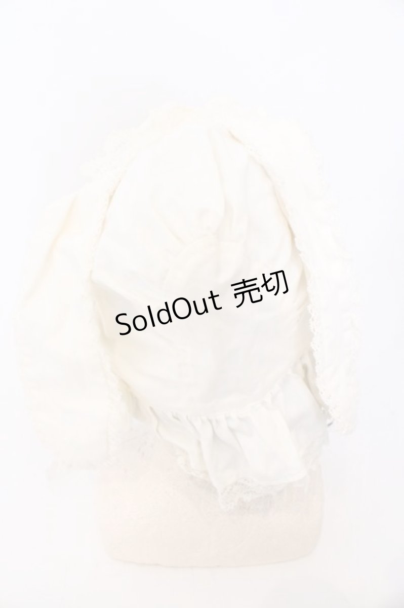 画像3: BABY,THE STARS SHINE BRIGHT / うさみみボンネット  アイボリー O-26-03-11-039-BA-AC-OW-ZT0314J (3)