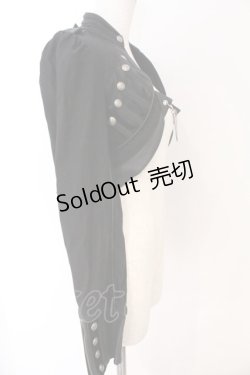 画像2: OZZ ANGELO / ナポレオンショートジャケット  ブラック O-26-03-11-041-OO-JA-OW-OS