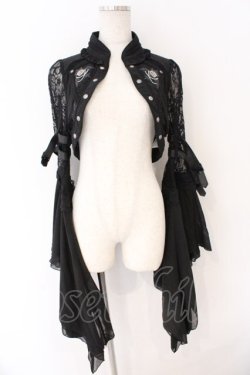 画像1: OZZ ANGELO / Noble Harpyボレロ  ブラック O-26-03-11-048-OO-TO-OW-OS