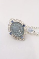 画像2: axes femme POETIQUE / ジュエリーストールクリップ  サックス×シルバー O-26-03-11-007-AX-AC-IG-ZT649-F003 (2)